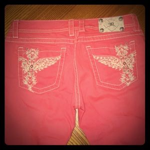 Miss Me pink Capri pants